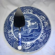 Spode blue italian - cake, plate