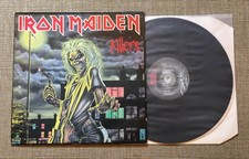 IRON MAIDEN KILLERS LP 1981 UK EMI A3B2 EMC 3357 NM VINYL VG SLV BARELY PLAYED
