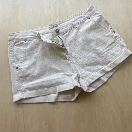 Womens shorts white zip - shorts, 16