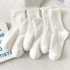 Ruffle Women Socks Thin Cotton