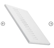 Plastic Soffit and Fascia white Ventilation Boards, 9mm thickness, various sizes