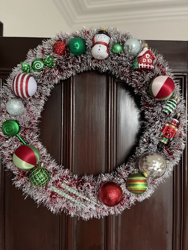 Artificial christmas tinsel - artificial,