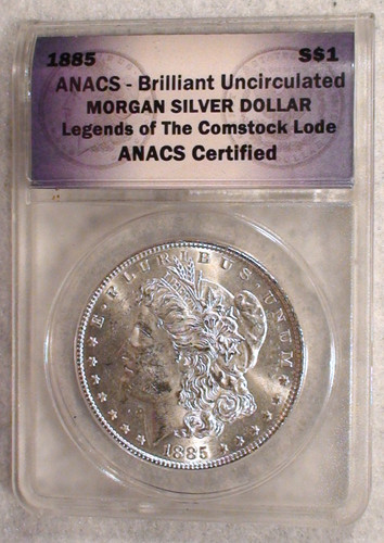 1885 morgan dollar - 1885, anacs