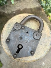 Antique Heavy Iron Padlock
