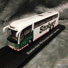 NEW 1:76 Atlas Editions Eddie Stobart Scania Irizar Executive Coach Laura Abby