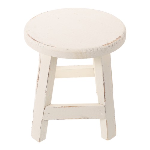 White wooden plant stool - plant,