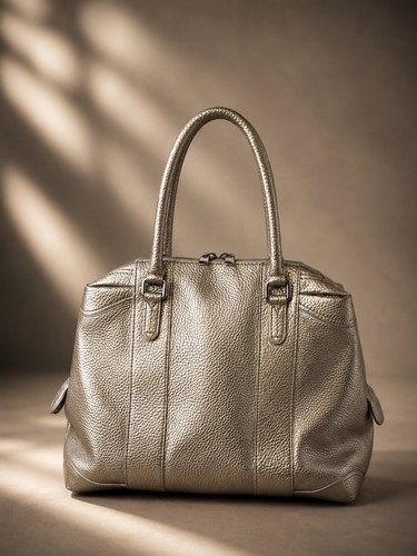 Fendi gold pebbled satchel top - gold, satchel/top