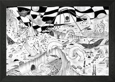 genesis Framed Wall Art Poster