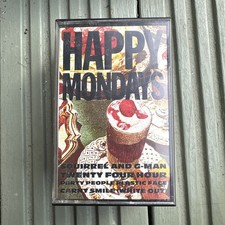 Happy Mondays 3 Cassettes Bundle 24hr Party People, Pills Thrills & Kinky Afro