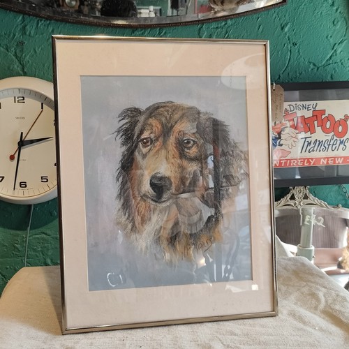 Original pastel painting mid - original,