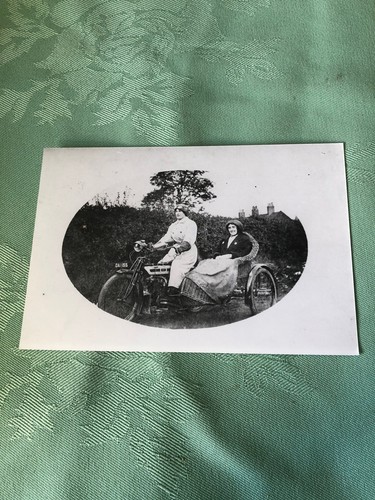 Motorcycle sidecar ajs - motorcycle, &