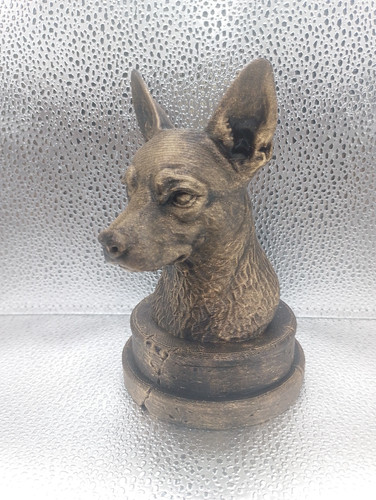 Toy fox terrier bust - fox,
