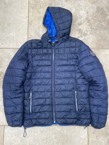 Navy napapijri puffer coat - navy,
