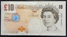 Old £10 Ten Pound Note