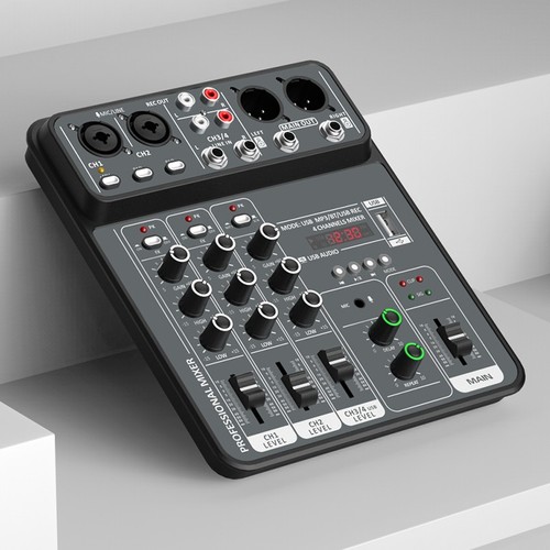 Channael audio mixer with - 4,