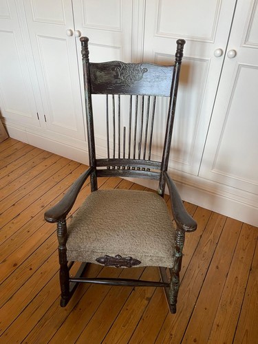 Antique rocking chair dark - antique,