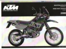 2000 KTM LC4 Adventure R 640 Chassis Spare Parts Manual : 320497