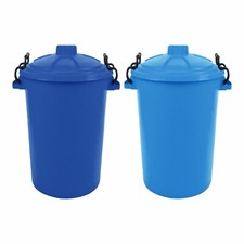 2 x 80L Dustbin Heavy Duty