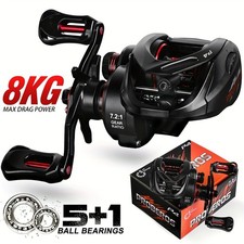 7.2:1 Gear Ratio Metal Fishing