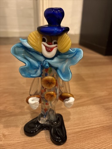 Murano art glass - art, clown