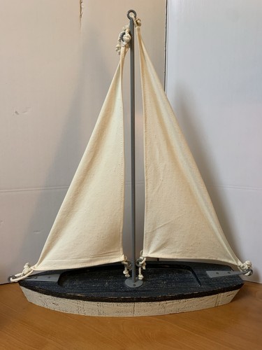 Sailboat replica wooden base - wooden,
