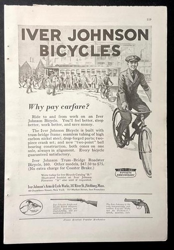 1921 iver johnson bicycles - iver,