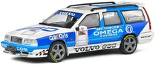 SOLIDO 1:43 Diecast, Volvo 850 T-5R 2.3i 20v Turbo Tribute, White/Blue S4310604