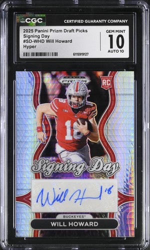 Will howard 2025 panini - rc,