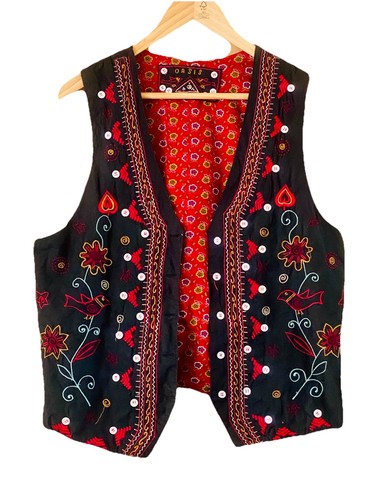 Oasis folk embroidered indian - folk,
