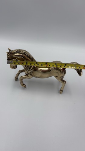 Brass horse figure - brass,