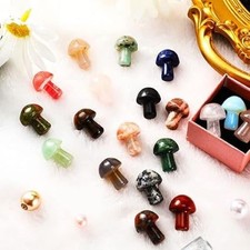Pcs crystal mushroom decor - pcs,