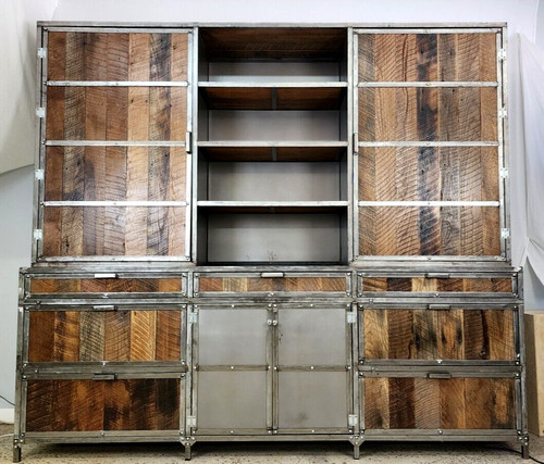 Industrial credenza hutch - industrial,