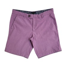 Ted Baker Zipped Shorts Purple Casual Uk Men's L W34 eu 54