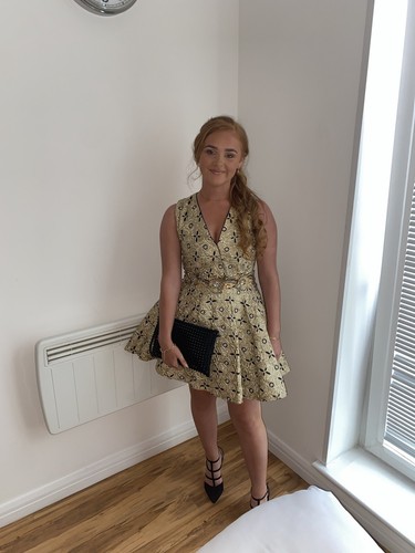 Mark melia gold dress - melia,