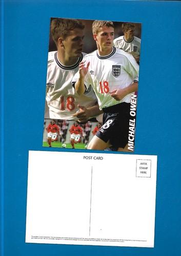 Football postcard michael - postcard,