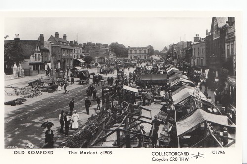 Essex postcard old romford - postcard,