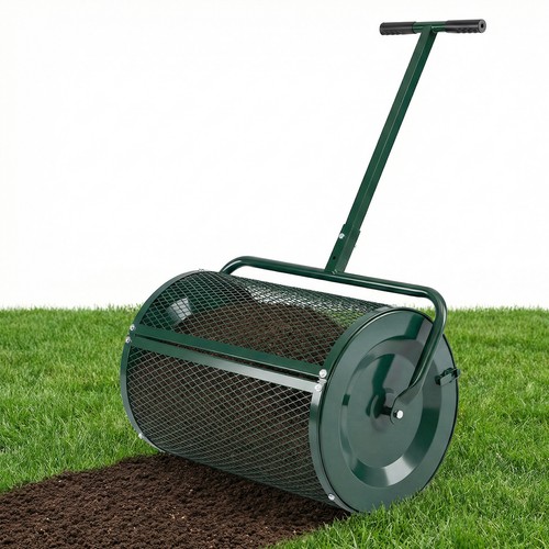 Compost spreader peat moss - compost,