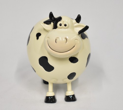 Novelty metal cow money tin - metal,