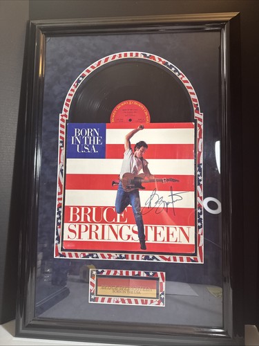 Bruce springsteen signed - springsteen, vinyl