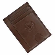 Chelsea FC Brown Leather Card
