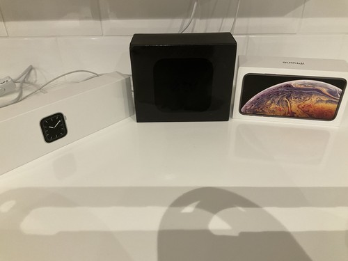 Genuine empty apple boxes - empty,