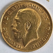 1913 King George V Gold Half