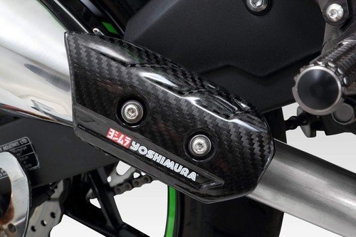 Yoshimura carbon heat guard - heat,