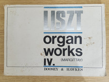 LISZT ORGAN WORKS BOOK -