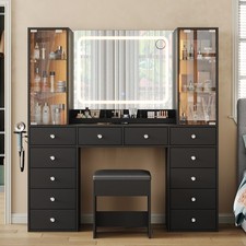 Vanity Desk with 12 Drawers