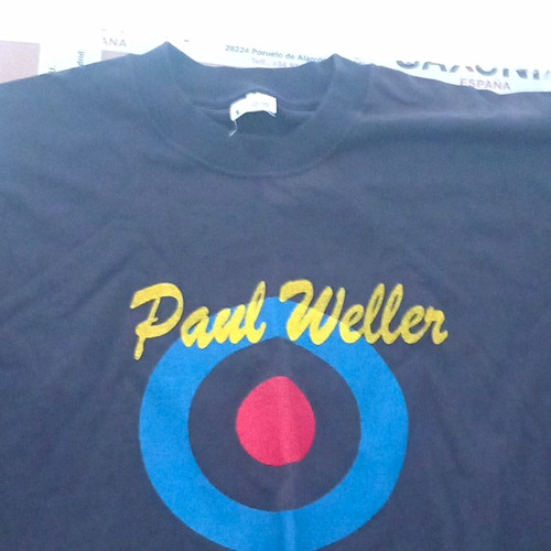 Paul weller black tour shirt - paul,