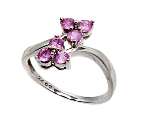 Vintage 10k white - gold, natural