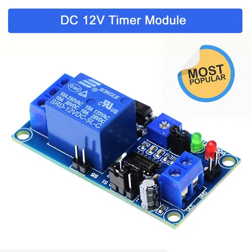 12v delay relay normally open - 12v,
