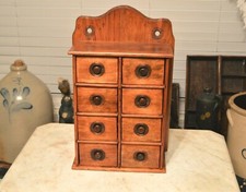 Lovely Vtg Antique 8 Drawer