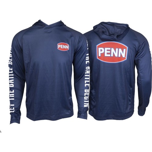 Penn pro hooded jersey - penn, sea